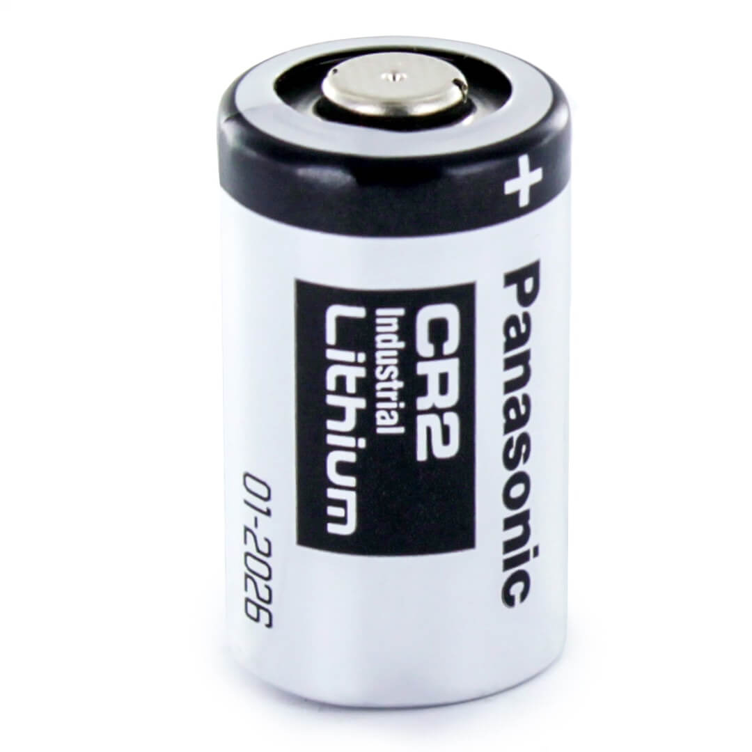Batterie au lithium industrielle Panasonic 3v Cr2 - Non rechargeable Autre Panasonic avec broches PC - 2 broches sur la borne positive - 1 broche sur la borne négative