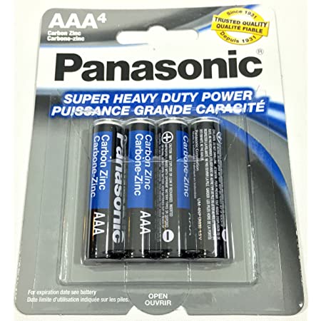 Piles AAA Panasonic Super Heavy Duty - Non Rechargeables - Zinc-Carbone - Pack de 4 Autres Panasonic