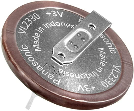 Panasonic Vl2330/hfn, Vl2330/hf, P085, Vl-2330-1hf 3v, 50mah - 0.15wh, Piles bouton rechargeables Panasonic