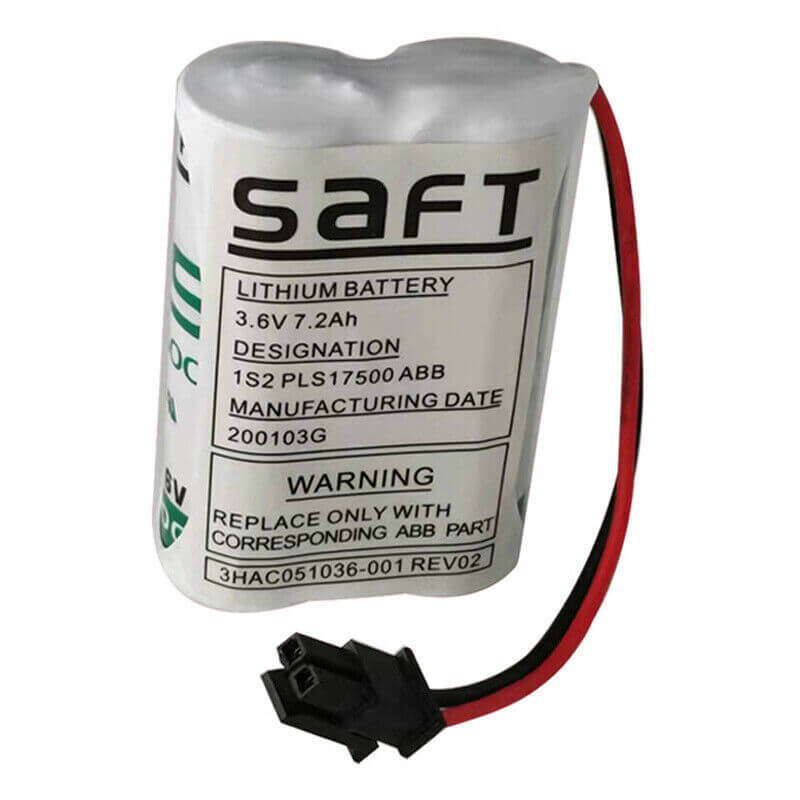 PLC Battery For Abb Robotics 3hac051036-001 Rev02 B 3.6v, 7200mah Robotics Battery BB Generic
