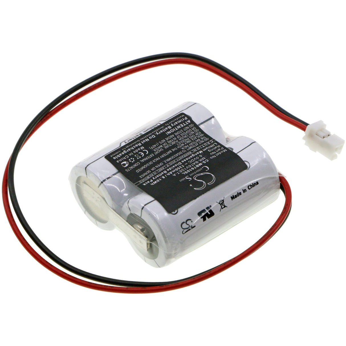 PLC Battery for Mitsubishi, Mr-bat6v1set-a 6v, 1350mah - 8.10wh PLC Cameron Sino Technology Limited