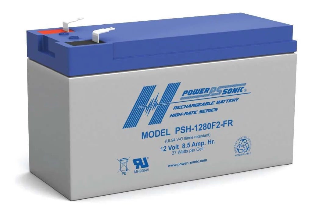 Powersonic Psh-1280fr Sealed Lead Acid Battery 12v 8.5ah Sealed Lead Acid (Special) Power-Sonic