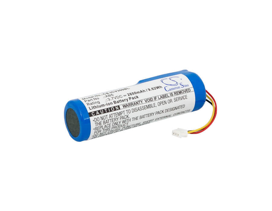 Project / Clearance Battery - 18650 Cell, With Lead And Plug 3.7v, 2600mah - 9.62wh Barcode Scanner Cameron Sino Technology Limited