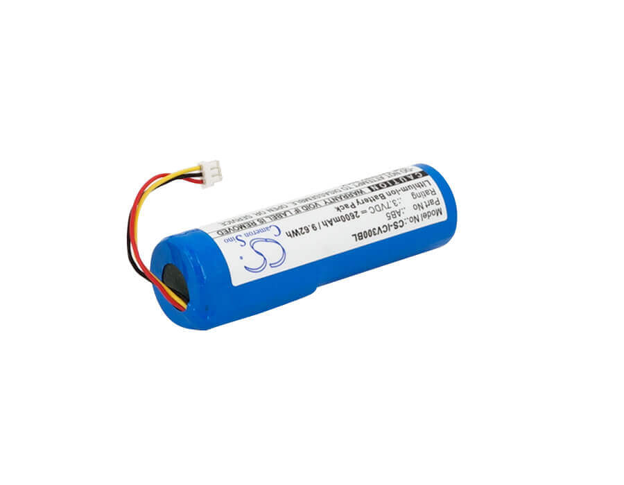 Project / Clearance Battery - 18650 Cell, With Lead And Plug 3.7v, 2600mah - 9.62wh Barcode Scanner Cameron Sino Technology Limited