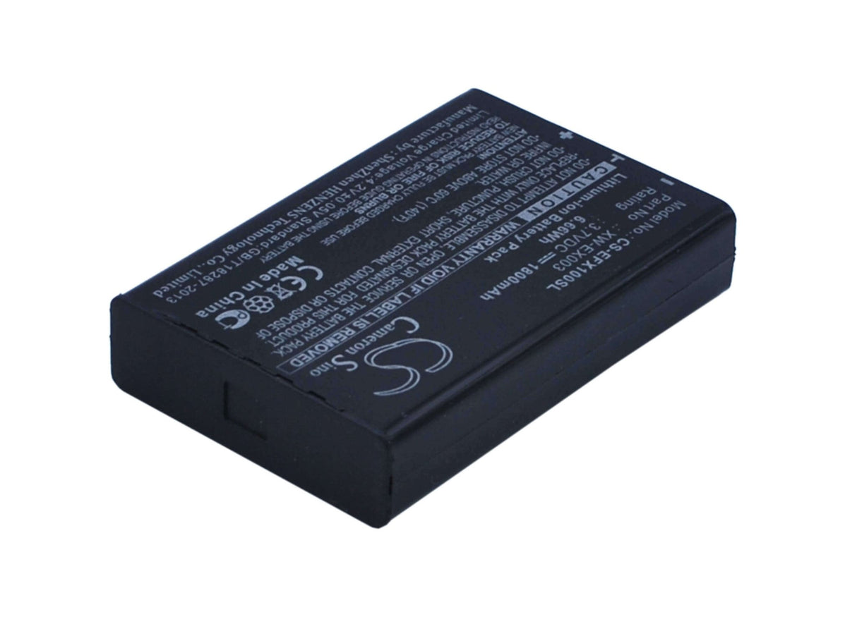 Batterie de remplacement pour équipement Exfo Axs-100, Axs-110 Otdr, Fva-600 3.7v, 1800mah - 6.66wh Équipement, Enquête, Test Cameron Sino Technology Limited
