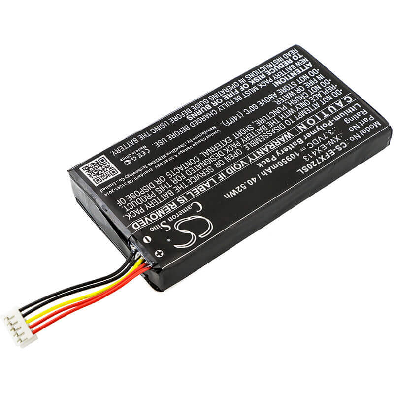 3.7V, Li-Polymer, 10950mAh, Equipment battery fits Ideal, Exfo, R230052, MAX-5205, Max-710b, 40.52Wh Equipment, Survey, Test Cameron Sino Technology Limited
