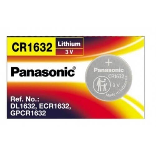 Retail Packaged Cr1632 3 Volt Lithium Battery Replacement Coin Cell Batteries Panasonic