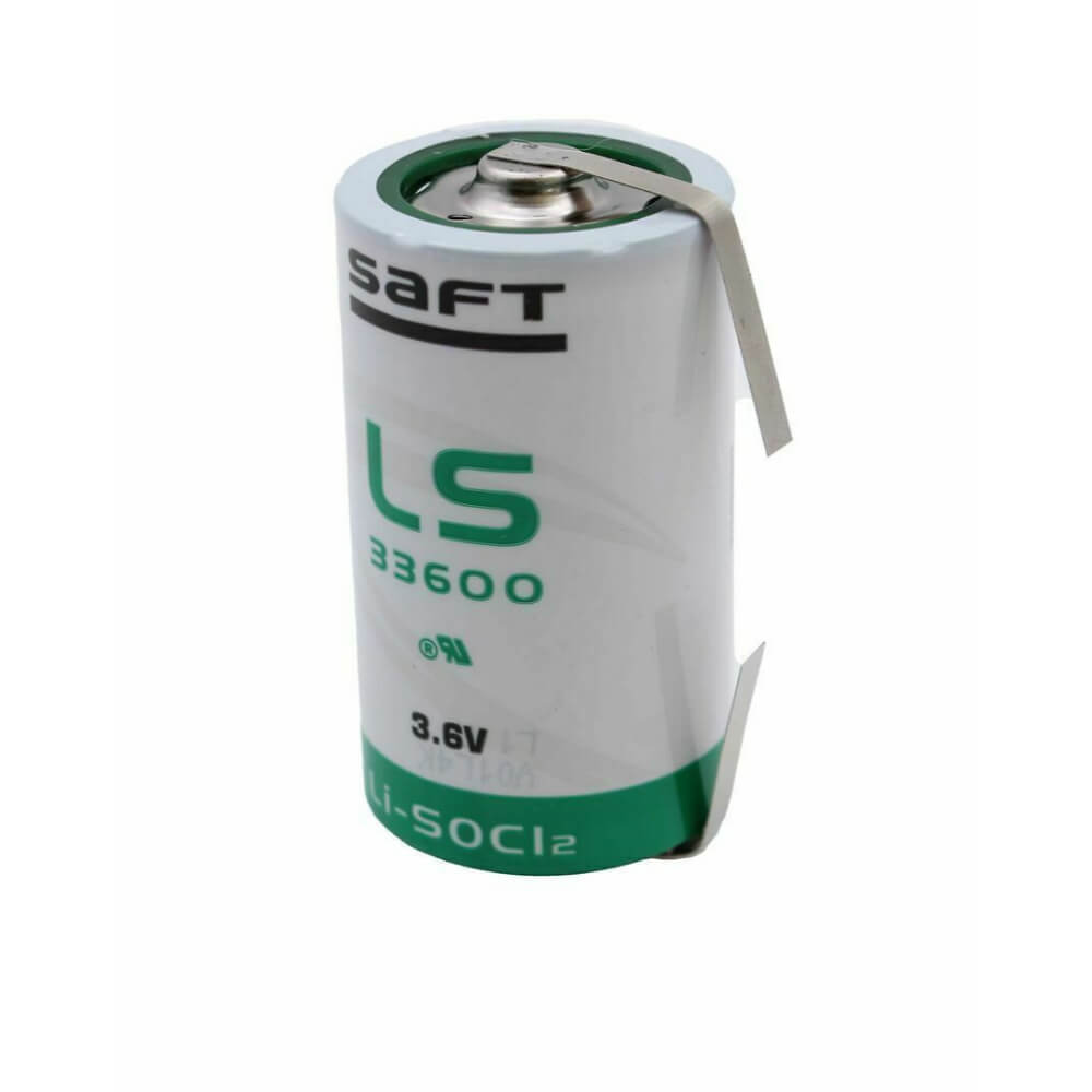 Saft 3.6v 17000mah D-size Battery With Unidirectional Tabs Saft Batteries Saft Lithium Batteries