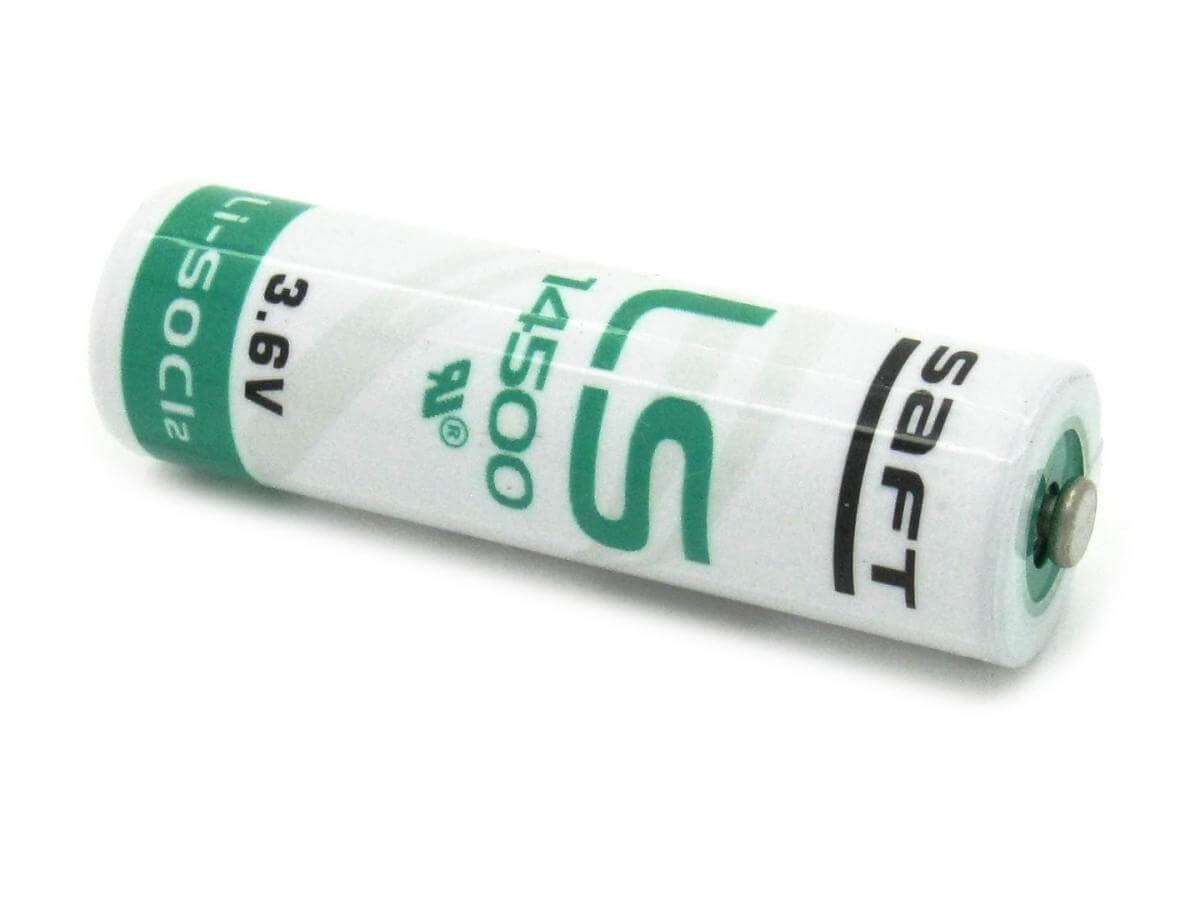 Batterie Saft LS14500 3.6V AA Lithium ER14505 Équivalent – 2600mAh Batteries Saft Batteries au lithium Saft