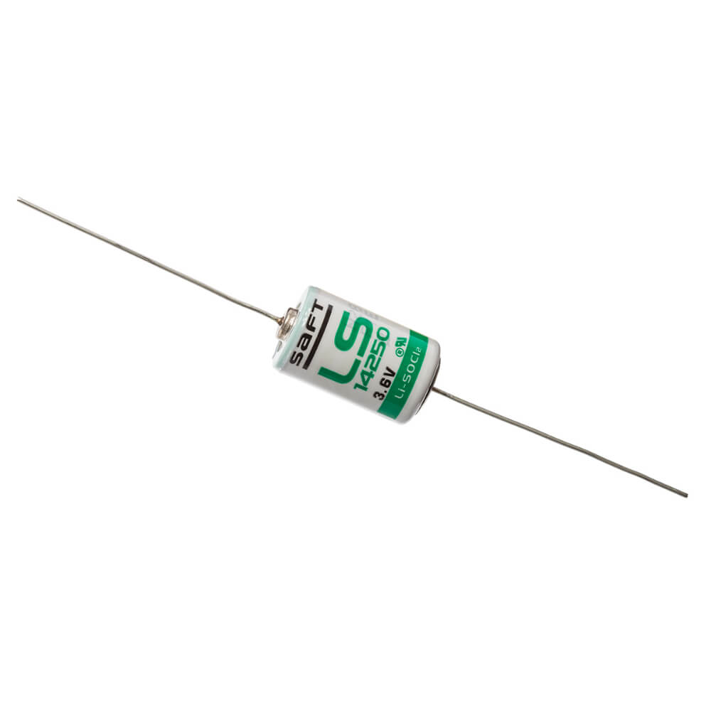 Batterie au lithium Saft Ls14250 1/2 Aa 1200mah avec fils axiaux Batteries Saft Batteries au lithium Saft