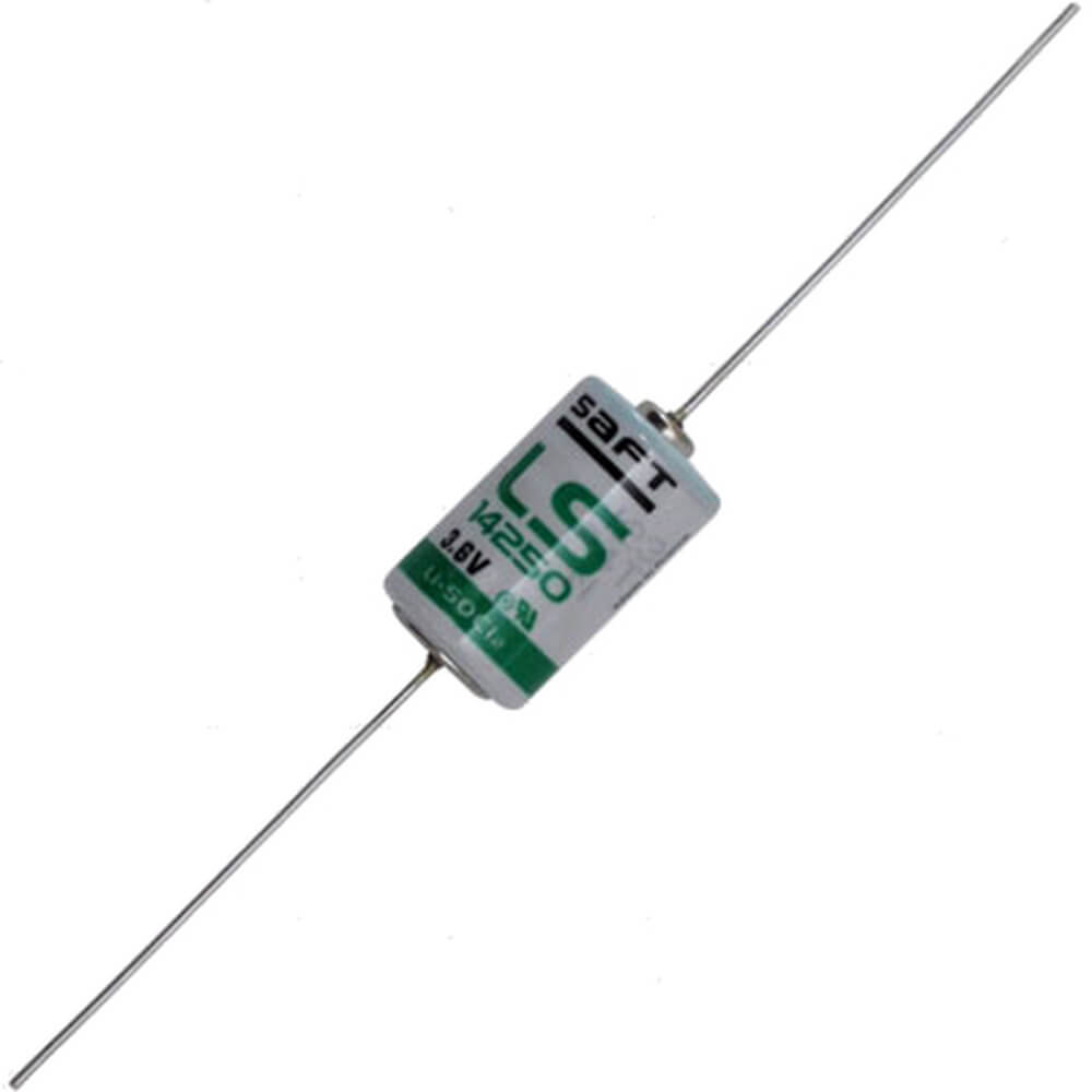 Batterie au lithium Saft Ls14250 1/2 Aa 1200mah avec fils axiaux Batteries Saft Batteries au lithium Saft