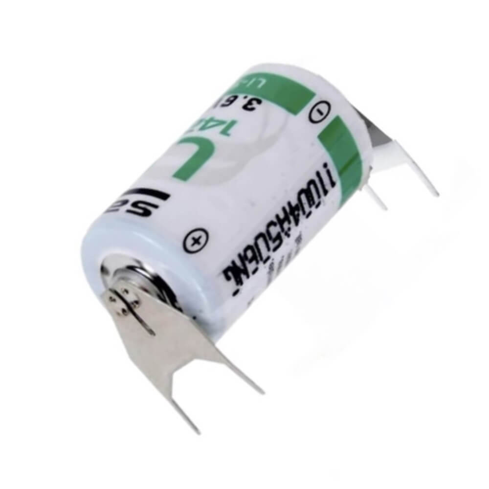 Saft Ls14250 1/2 Aa Pc Pins Dual Two Pin Terminal Battery Saft Batteries Saft Lithium Batteries