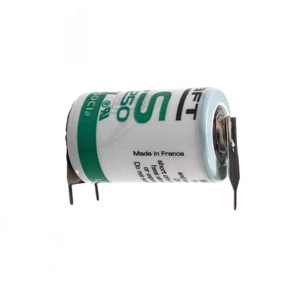 Saft Ls14250 1/2aa Pc Pin Dual-negative & Single-positive Terminal Battery Saft Batteries Saft Lithium Batteries