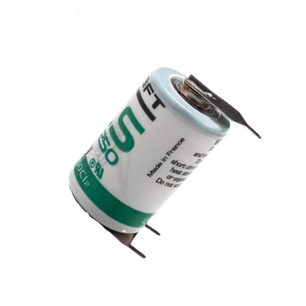 Saft Ls14250 1/2aa Pc Pin Dual-negative & Single-positive Terminal Battery Saft Batteries Saft Lithium Batteries