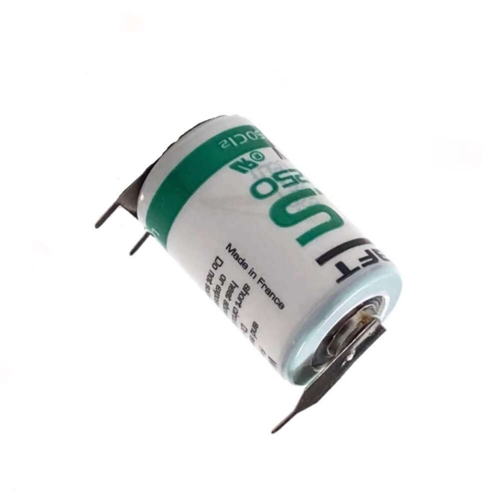 Saft Ls14250 1/2aa Pc Pin Dual-negative & Single-positive Terminal Battery Saft Batteries Saft Lithium Batteries