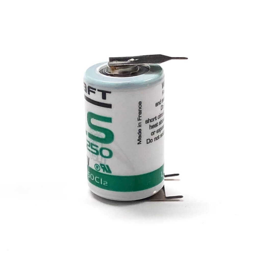 Saft Ls14250 1/2aa Pc Pin Dual-negative & Single-positive Terminal Battery Saft Batteries Saft Lithium Batteries