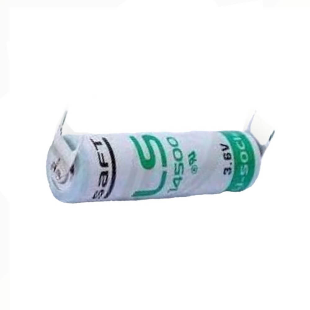 Saft Ls14500 Aa Lithium Battery 3.6v 2600mah With Dual Positive Pins & Dual Negative Pin Saft Batteries Saft Lithium Batteries