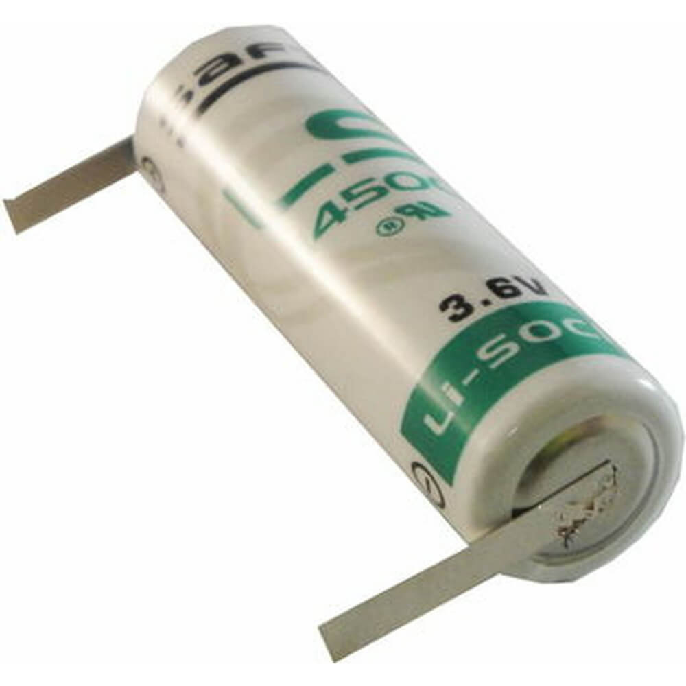Saft Ls14500-sts Aa 3.6v 2600mah Lithium Battery With Solder Tabs Saft Batteries Saft Lithium Batteries