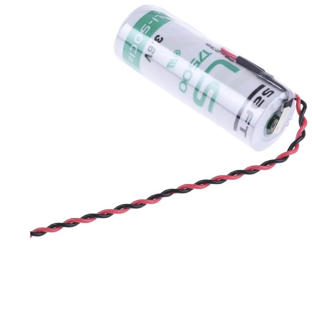 Saft Ls14500 With 6 Inch Fly Leads, Aa 3.6v 2600mah Saft Batteries Saft Lithium Batteries