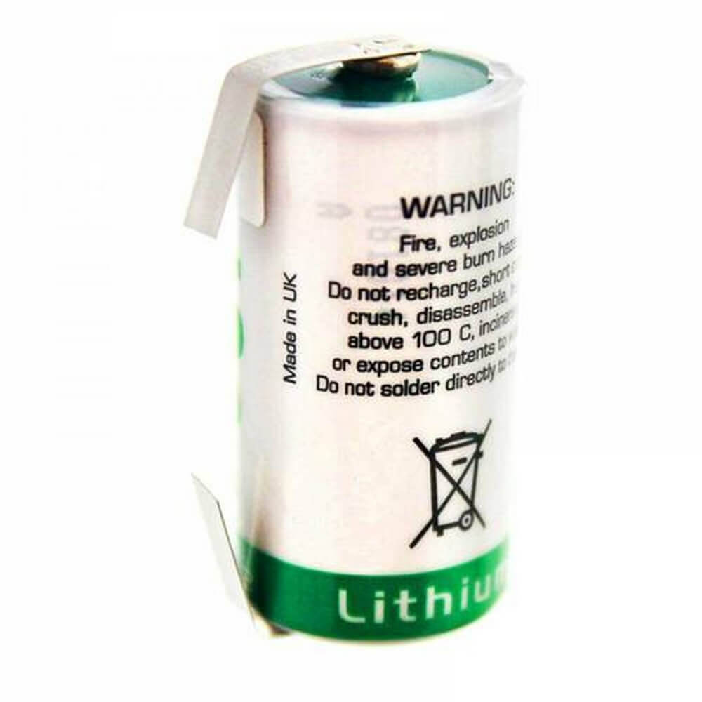 Saft Ls17330 2/3a 3.6v 2100mah Battery With Uni-directional Tabs Saft Batteries Saft Lithium Batteries