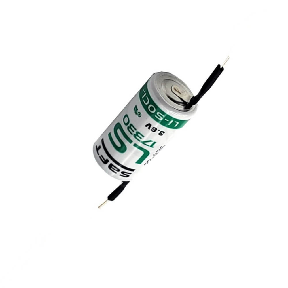 Saft Ls17330 Extra-long Axial Style Pc Pin 2/3a 3.6v 2100mah Battery Saft Batteries Saft Lithium Batteries