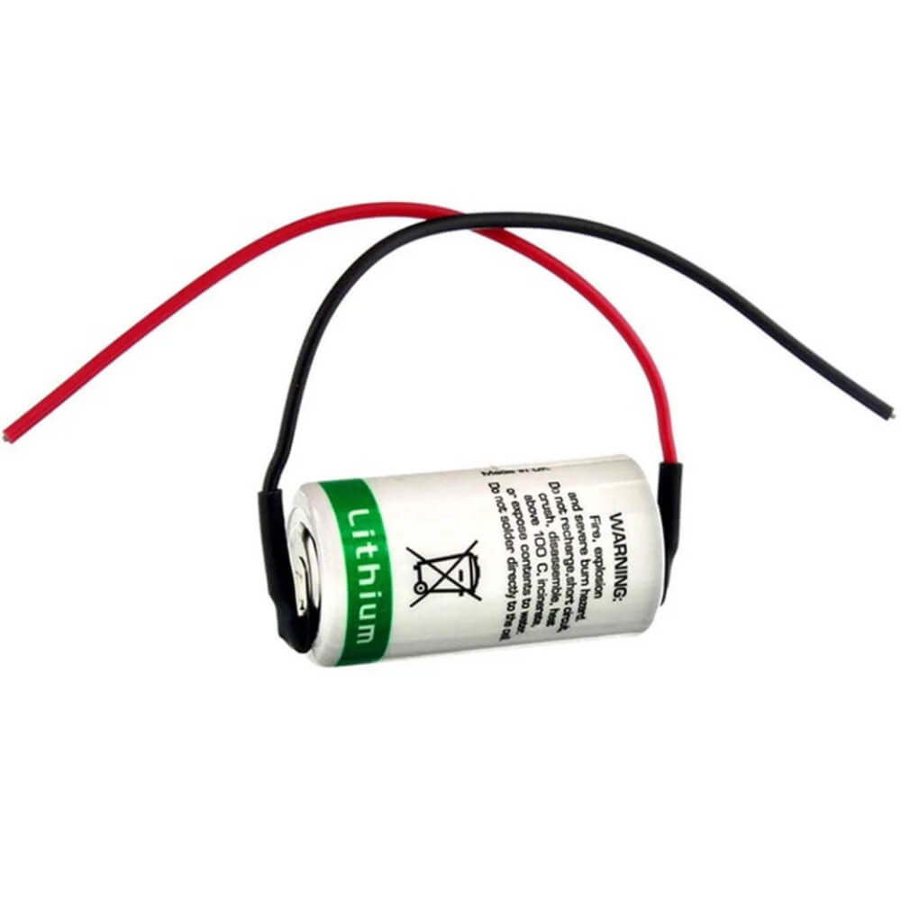 Saft Ls17330, With 3 Inch Fly Leads, 2/3 A 3.6v, 2100mah Battery Saft Batteries Saft Lithium Batteries