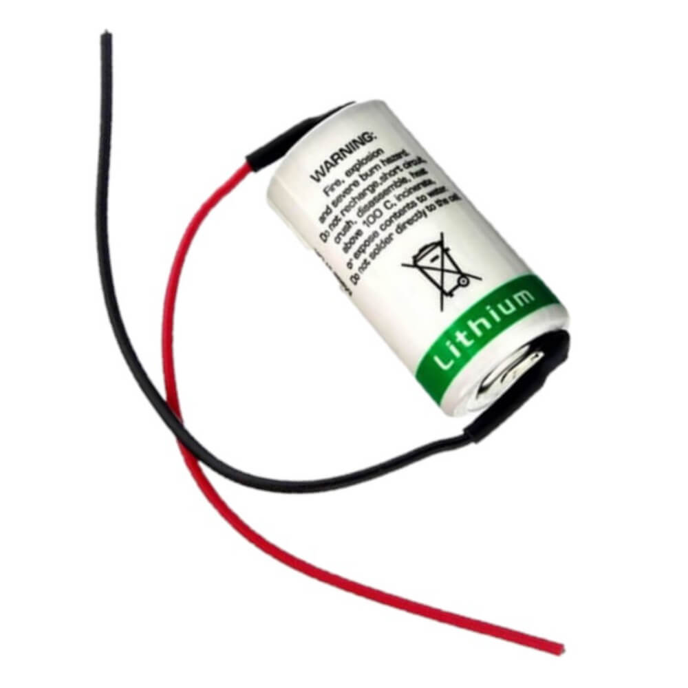 Saft Ls17330, With 3 Inch Fly Leads, 2/3 A 3.6v, 2100mah Battery Saft Batteries Saft Lithium Batteries