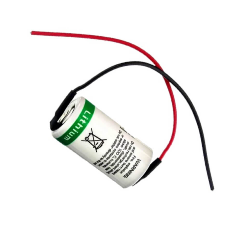 Saft Ls17330, With 3 Inch Fly Leads, 2/3 A 3.6v, 2100mah Battery Saft Batteries Saft Lithium Batteries