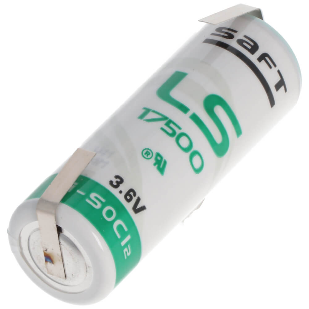 Saft Ls17500 A-size 3.6v 3600mah Uni Directional Tabs Battery Saft Batteries Saft Lithium Batteries