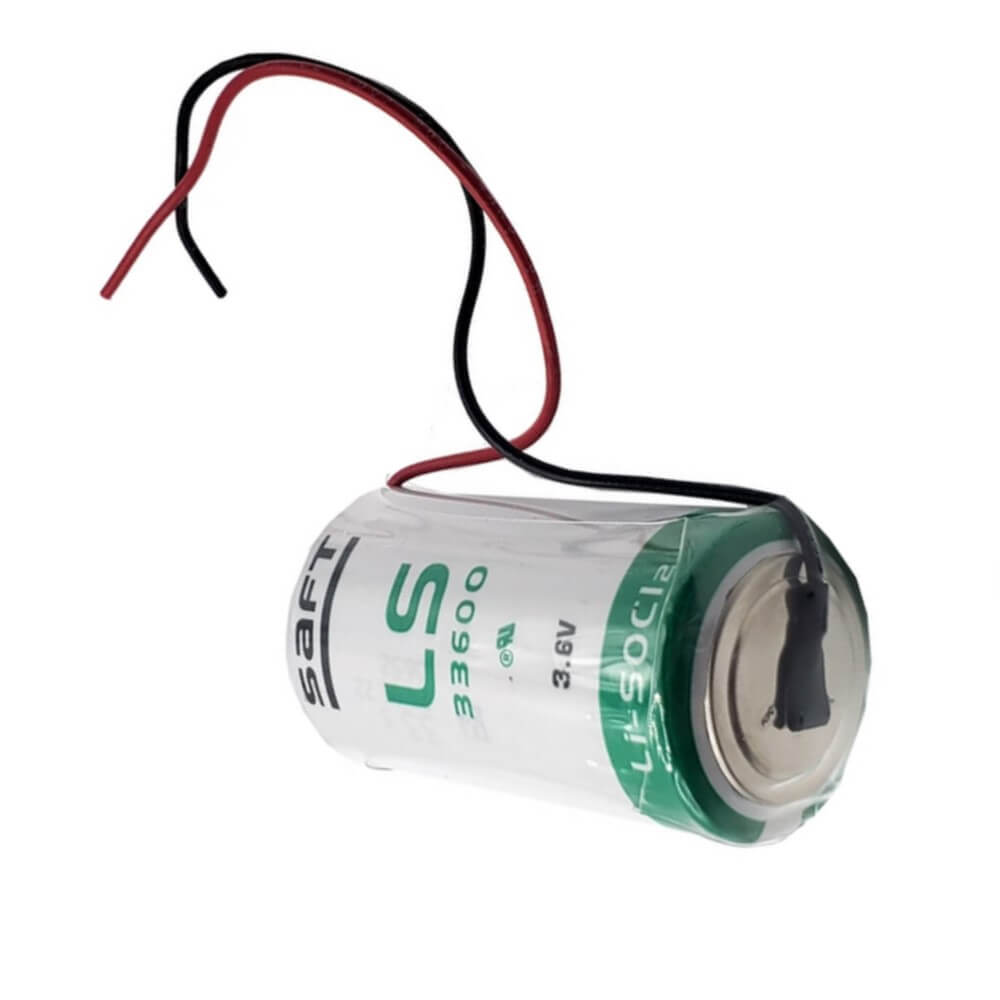 Saft Ls33600 Câbles volants de 3 pouces, batterie D-size 3.6v 17000mah Saft Batteries Saft Batteries au lithium