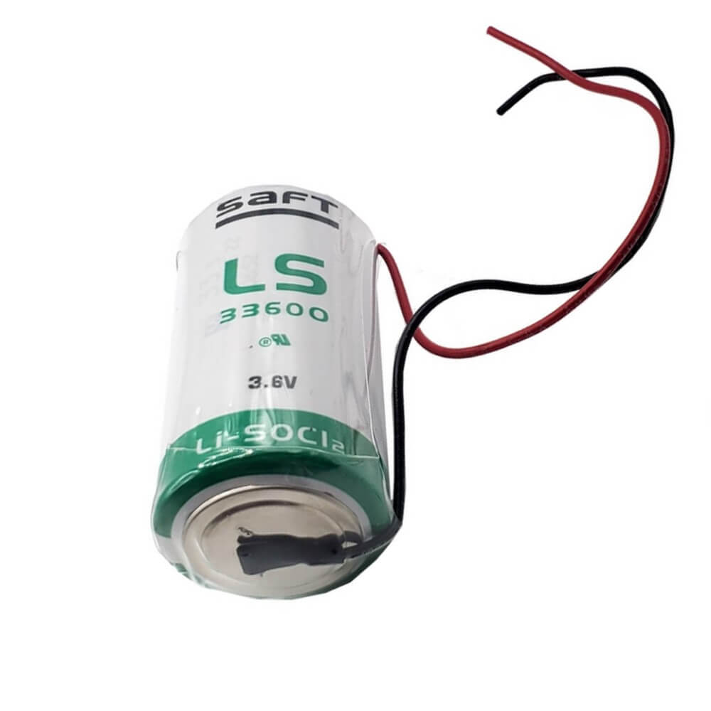 Saft Ls33600 Câbles volants de 3 pouces, batterie D-size 3.6v 17000mah Saft Batteries Saft Batteries au lithium