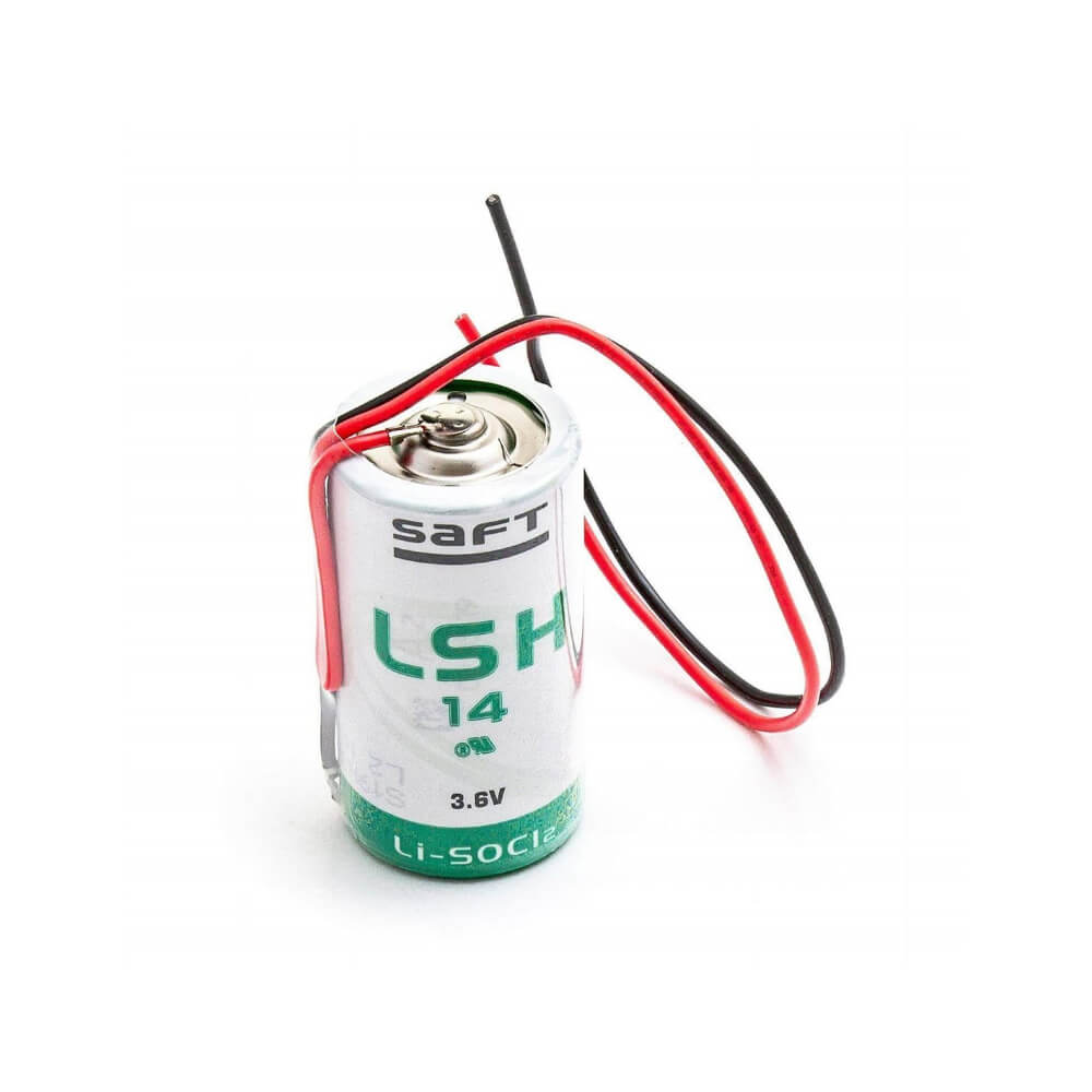 Saft Lsh14,c Size Battery 3.6v, 5800mah With 3 Inch Fly Leads Saft Batteries Saft Lithium Batteries