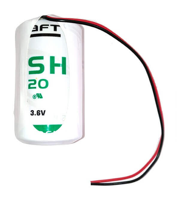 Saft Lsh20d Size Battery 3.6v, 13000mah With 3 Inch Fly Leads Saft Batteries Saft Lithium Batteries