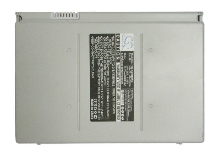 Silver Battery For Apple Macbook Pro 17" Ma611b/a, Macbook Pro 17" Ma611j/a, Macbook Pro 17" Ma611ll/a 10.8v, 6600mah - 71.28wh Notebook, Laptop Cameron Sino Technology Limited