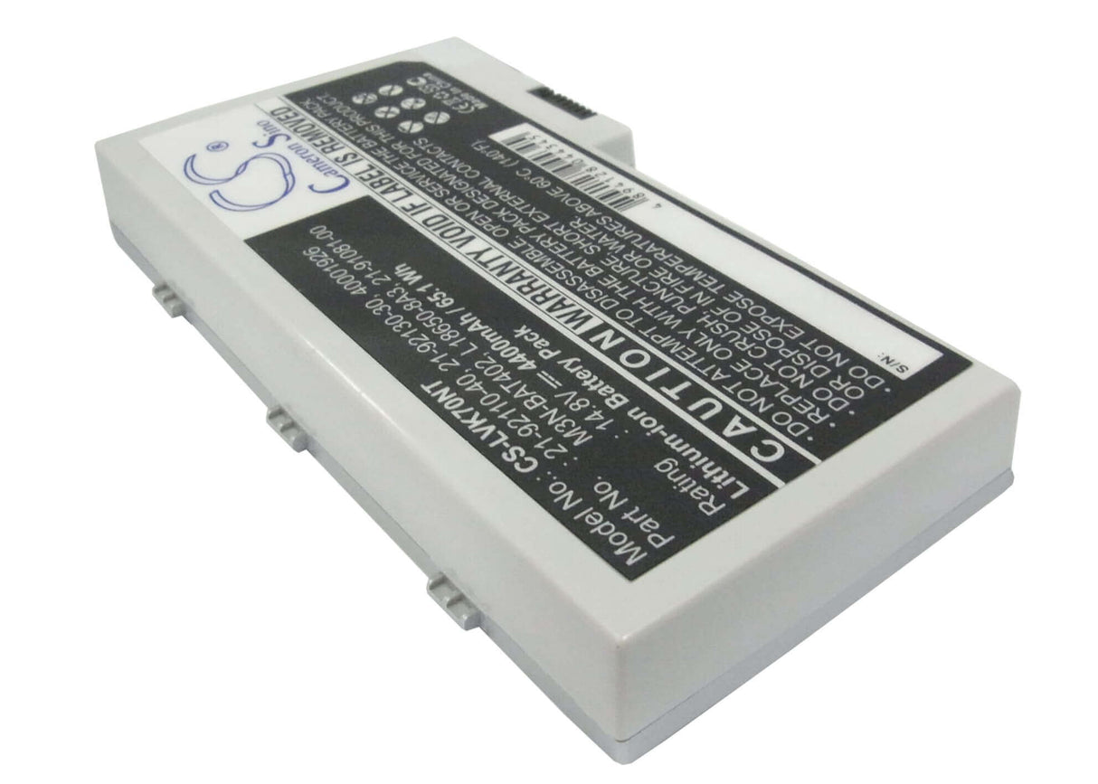 Silver Battery For Fic A3, A360, A380 14.8v, 4400mah - 65.12wh Notebook, Laptop Cameron Sino Technology Limited (Suspended)