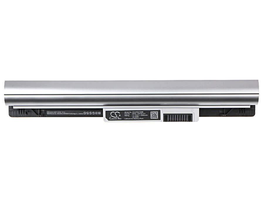 Batterie argentée pour HP Pavilion 11, Pavilion TouchSmart 11, Pavilion TouchSmart 11-e 11.1v, 2200mAh - 24.42Wh Notebook, Laptop Cameron Sino Technology Limited