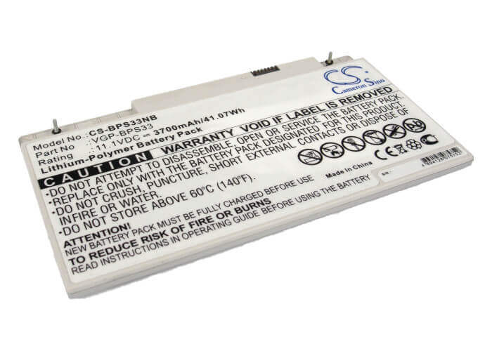 Silver Battery For Sony Svt-14118cc, Svt14118ccs, Svt-1511m1e 11.1v, 3700mah - 41.07wh Notebook, Laptop Cameron Sino Technology Limited