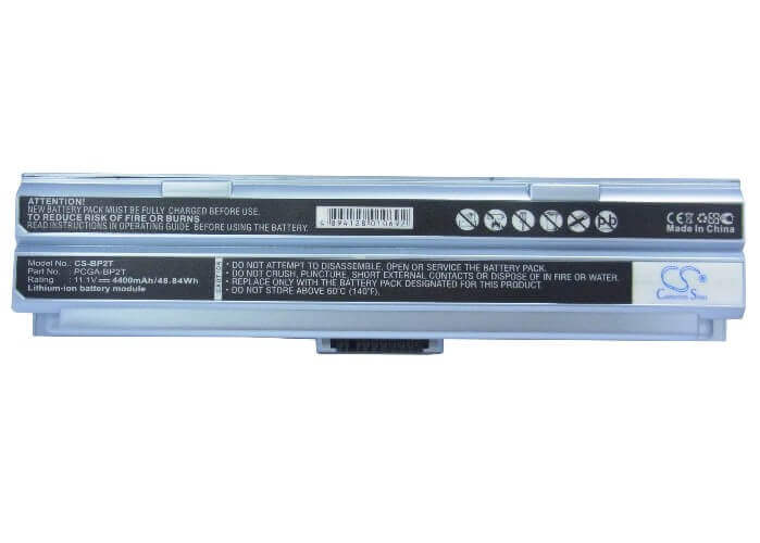 Silver Battery For Sony Vaio Pcg-tr1ap, Vaio Pcg-tr1, Vaio Pcg-tr5ps 11.1v, 4400mah - 48.84wh Notebook, Laptop Cameron Sino Technology Limited