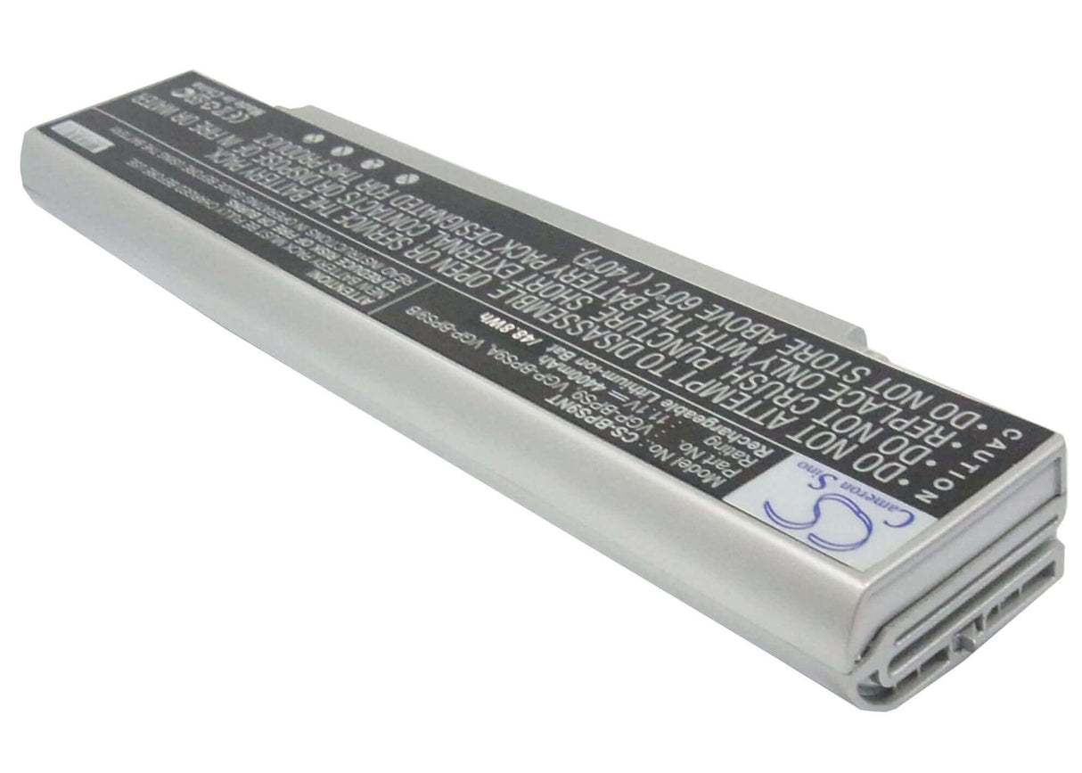 Silver Battery For Sony Vaio Vgn-ar41e, Vaio Vgn-ar41l, Vaio Vgn-ar41m 11.1v, 4400mah - 48.84wh Notebook, Laptop Cameron Sino Technology Limited