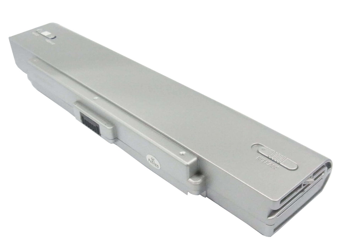 Silver Battery For Sony Vaio Vgn-ar41e, Vaio Vgn-ar41l, Vaio Vgn-ar41m 11.1v, 4400mah - 48.84wh Notebook, Laptop Cameron Sino Technology Limited