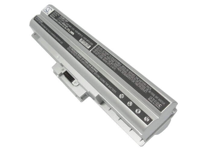 Batterie argentée pour Sony Vaio Vgn-aw230j/h, Vaio Vgn-aw235j/b, Vaio Vgn-aw290jfq 11.1v, 6600mah - 73.26wh Batteries pour l'électronique Cameron Sino Technology Limited (Suspendu)