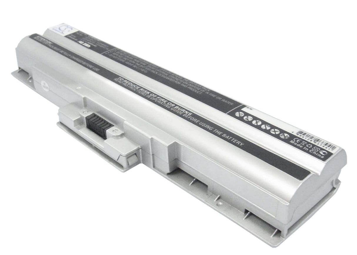 Silver Battery For Sony Vaio Vgn-aw41jf, Vaio Vgn-aw41mf, Vaio Vgn-aw41xh 11.1v, 4400mah - 48.84wh Notebook, Laptop Cameron Sino Technology Limited