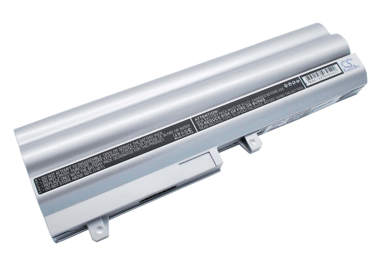 Silver Battery For Toshiba Satellite Nb200, Satellite Nb201, Satellite Nb205 10.8v, 6600mah - 71.28wh Notebook, Laptop Cameron Sino Technology Limited