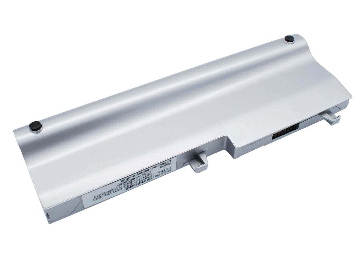 Silver Battery For Toshiba Satellite Nb200, Satellite Nb201, Satellite Nb205 10.8v, 6600mah - 71.28wh Notebook, Laptop Cameron Sino Technology Limited