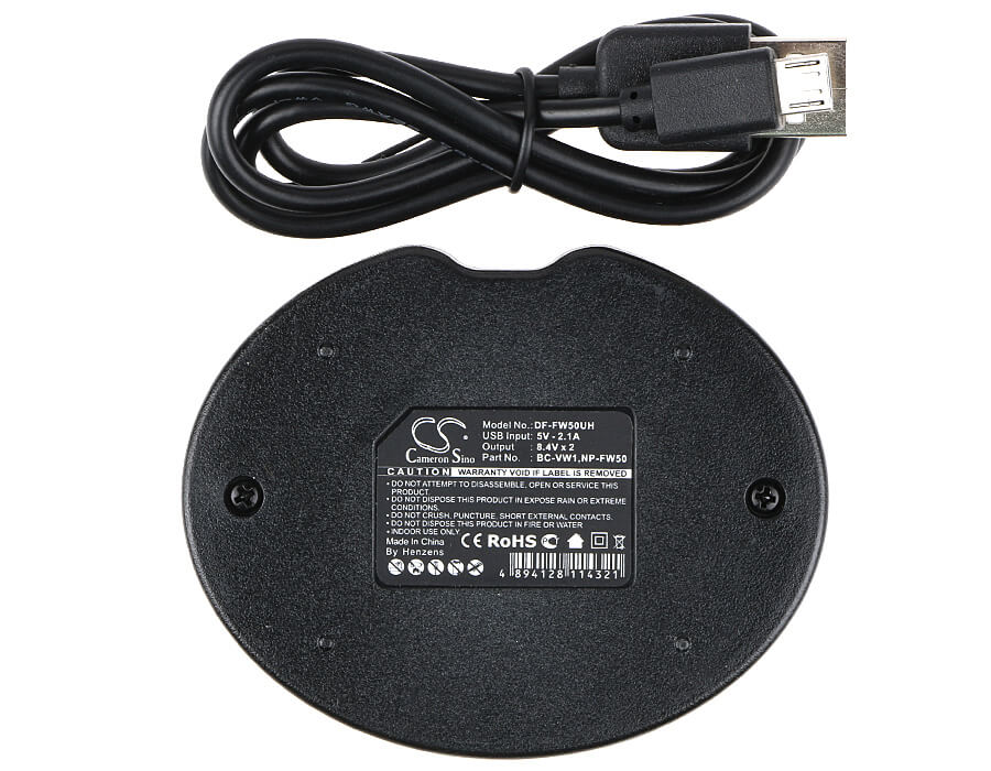 Chargeur d'appareil photo Sony Bc-vw1, Np-fw50 Chargeur d'appareil photo Cameron Sino Technology Limited (Appareil photo)