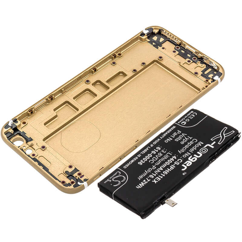 Super Extended Battery For Apple, A1633, A1688, A1691, A1700 3.8v, 4400mah - 16.72wh Batteries for Electronics Cameron Sino Technology Limited (Suspended)