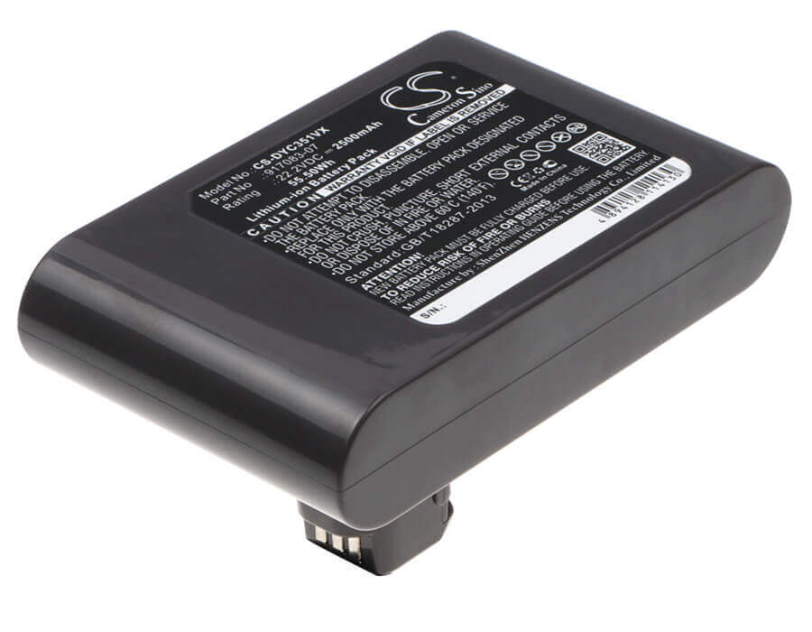 Batterie de haute capacité 2500mah pour aspirateur Dyson Dc30, Dc31, Dc35, 22.2v, 55.50wh de Cameron Sino Technology Limited