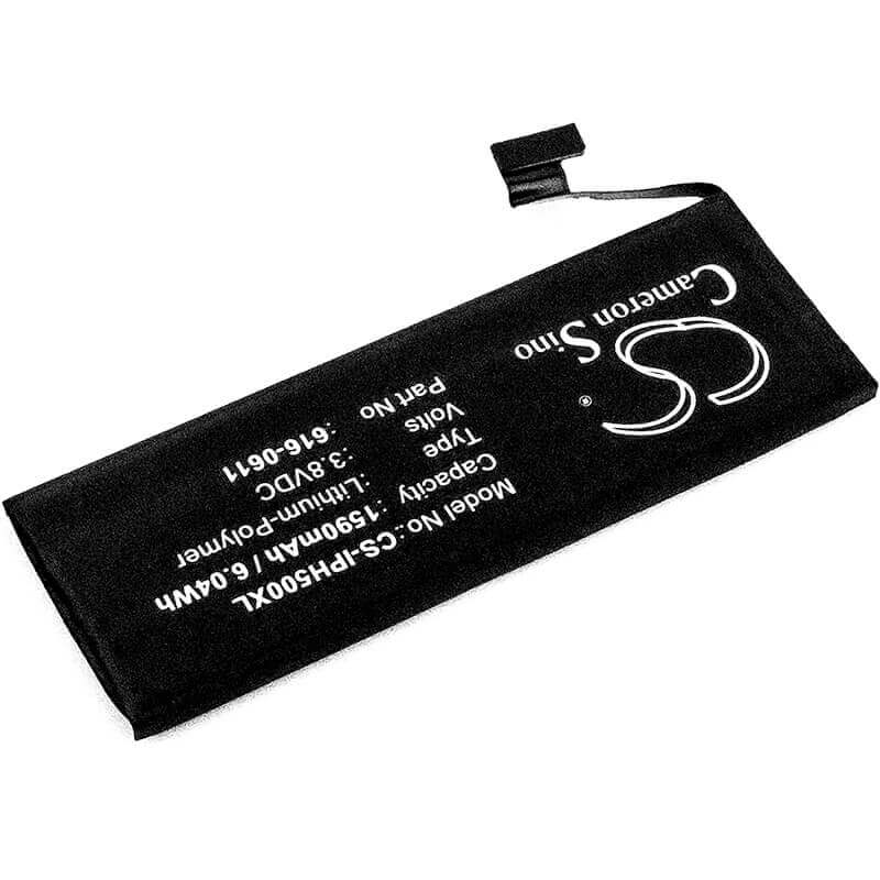 3.8V, Li-Polymer, 1590mAh, SmartPhone battery fits Apple, 616-0610, A1428, A1429, 6.04Wh Mobile, SmartPhone Cameron Sino Technology Limited (Smartphone)