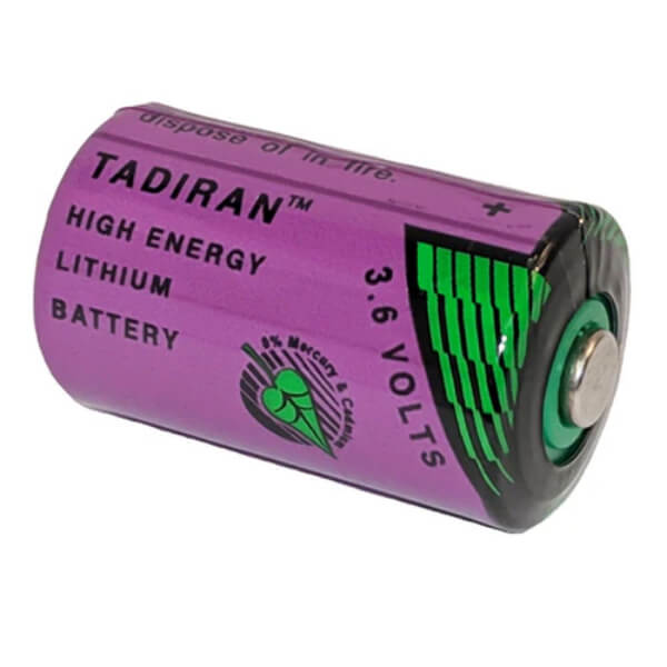 Tadiran Battery Model Tl-2150 1/2 Aa 3.6v, 1000 Mah - 3.6wh Tadiran Batteries Tadiran Batteries