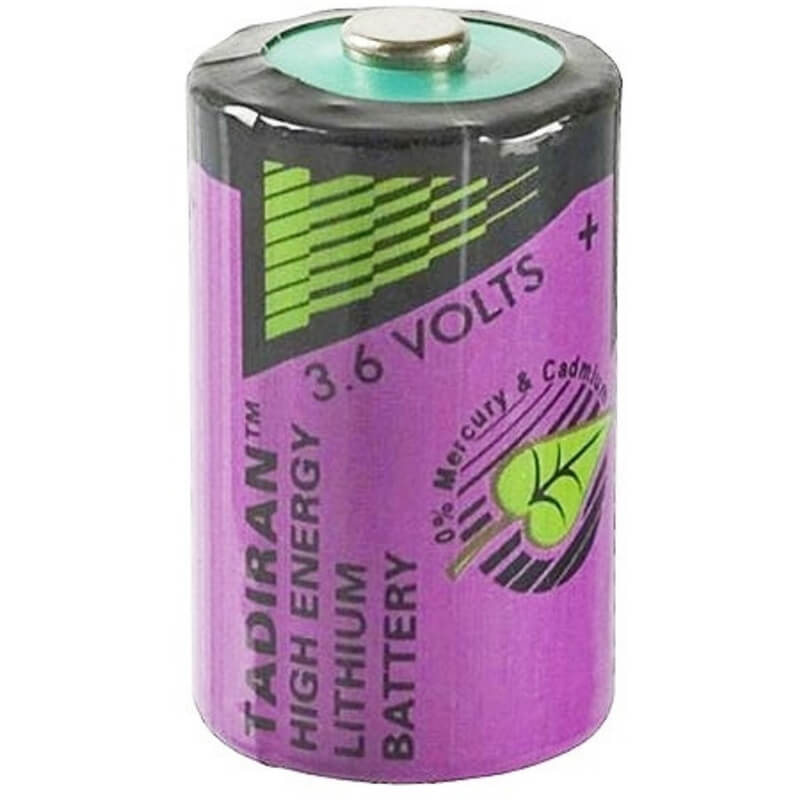 TL-5902/S 3.6V 1.1Ah Lithium Battery Replacement 1/2AA Tadiran Batteries Tadiran Batteries With PC Pins - 2 Pin on Negative Terminal - 2 Pin on Postive Terminal